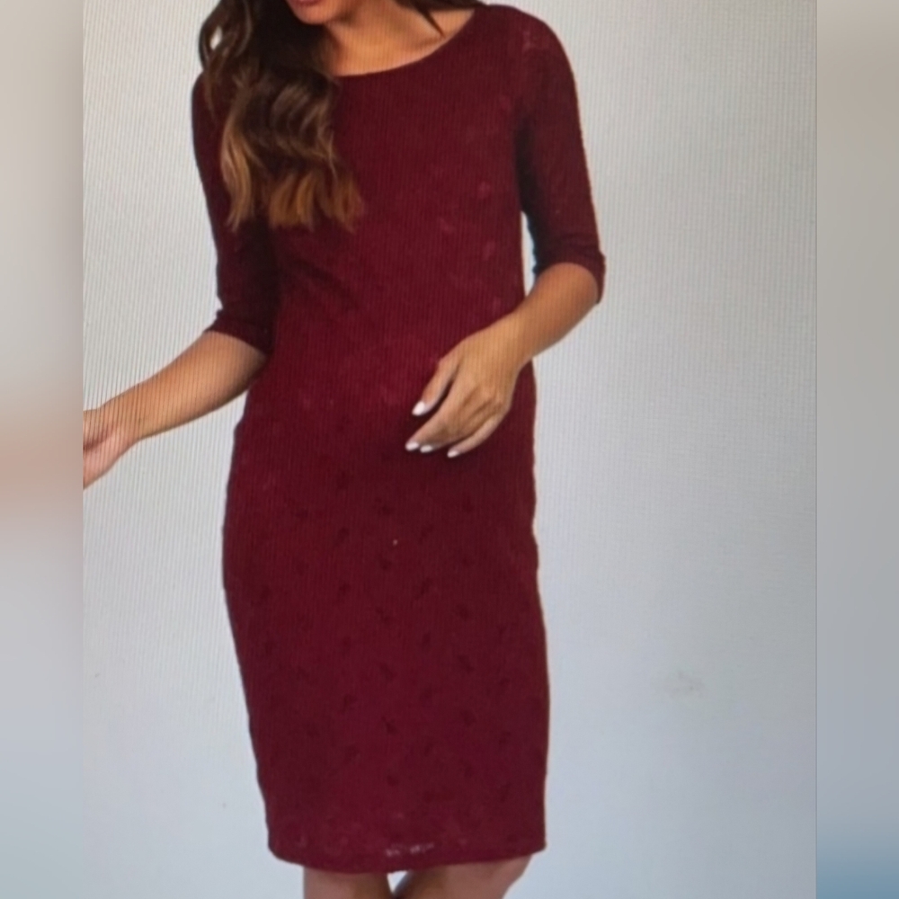 Pink Blush Maternity Dress